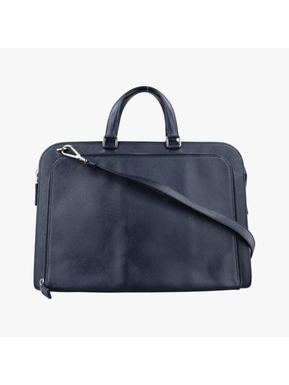 Prada Navy Saffiano Leather 58